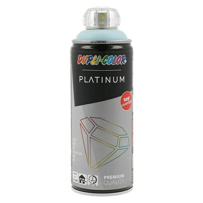 Dupli-Color Platinum Kleurlak, spray Platinum (Ijsblauw, 400 ml, Zijdemat)