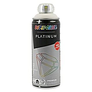 Dupli-Color Platinum Sprej s lakom u boji platinum RAL 9010 (Čisto bijele boje, 400 ml, Svilenkasti mat)