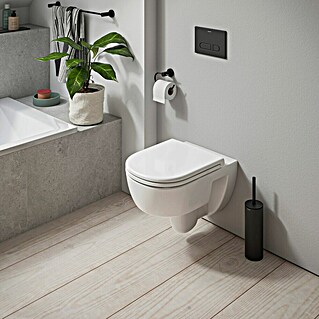 Duravit D-Code Wand-WC-Set 2.0 (Spülrandlos, Spülform: Tief, WC Abgang: Waagerecht, Weiß)