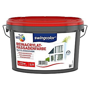 swingcolor Mix Reinacrylat-Fassadenfarbe zum Mischen lassen (Basismischfarbe 4, 2,5 l)