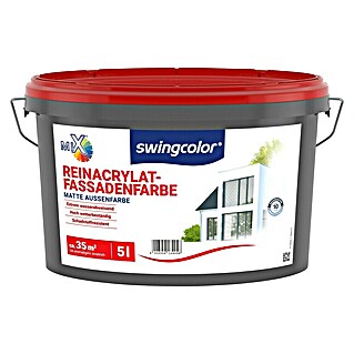 swingcolor Mix Reinacrylat-Fassadenfarbe zum Mischen lassen (Basismischfarbe 4, 5 l)