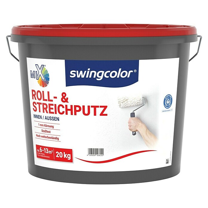 swingcolor Mix Dekoputz zum Mischen lassen (Basismischfarbe 5, Körnung: 1 mm, 20 kg, Konservierungsmittelfrei) | BAUHAUS