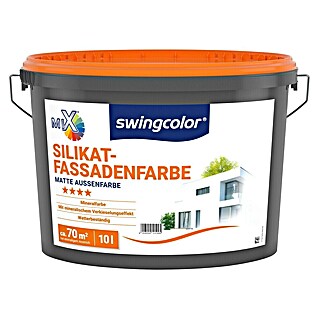 swingcolor Mix Silikat-Fassadenfarbe zum Mischen lassen (Basismischfarbe 4, 10 l)
