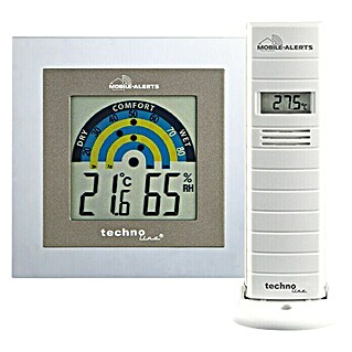 Technoline Klimamesser MA10260 (Digitale Messanzeige, Batteriebetrieben, Weiß, 1,6 x 9,8 x 10 cm)