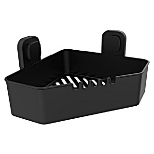 Venus Eckduschkorb Orsa (14,7 x 27,6 x 27,6 cm, Schwarz)