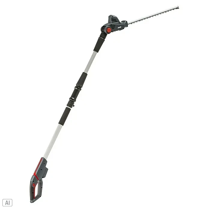 AL-KO 18V/36V Akku-Heckenschere HTAD 1845 - Li-Ionen, Ohne Akku, Schnittlänge: 45 cm - Eine AL-KO Hochentaster für Baumpflege. Mit dem Gerät lassen sich bequem hohe Äste schneiden, ohne Leiter. Praktisch und effizient.
