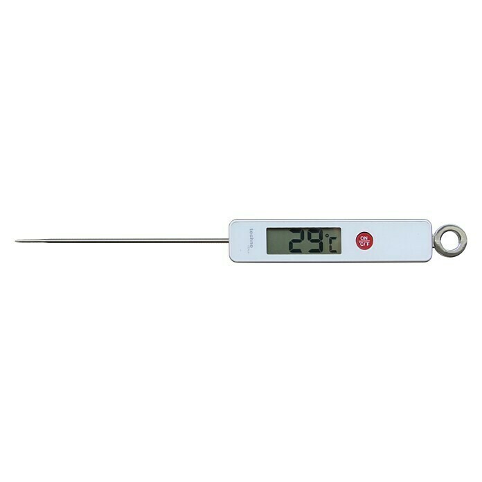 Technoline Bratenthermometer WS 1010LC-Display, 28 x 2,4 x 1 cm Front View