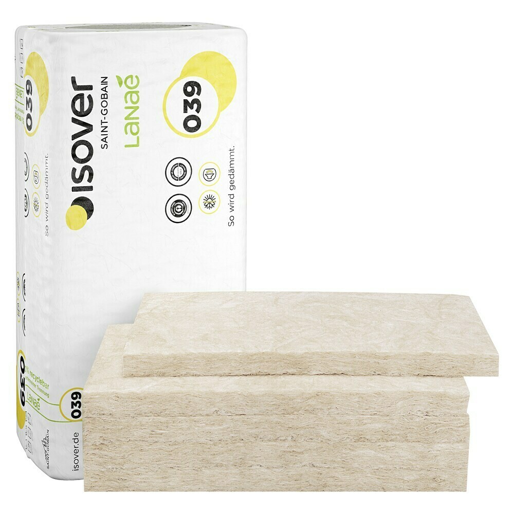 Isover Lanaé Glaswolle Trennwandplatte WLS 040