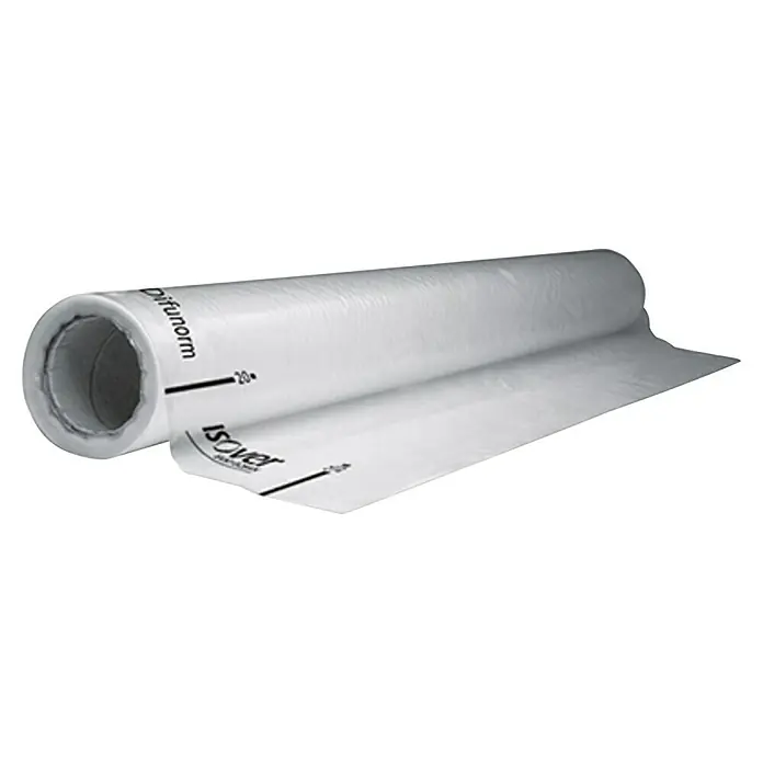 Isover Dampfbremsfolie Difunorm - L x B: 25 x 4 m, 100 m² - Eine Rolle Isover Difunorm Dampfbremsfolie, ein hochwertiges Bauprodukt zum Schutz vor Feuchtigkeit und zur Regulierung des Raumklimas.
