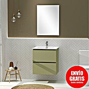 Artysan Conjunto de mueble de baño Harmony Top (Ancho: 60 cm, Verde cactus, 3 pzs.) | BAUHAUS