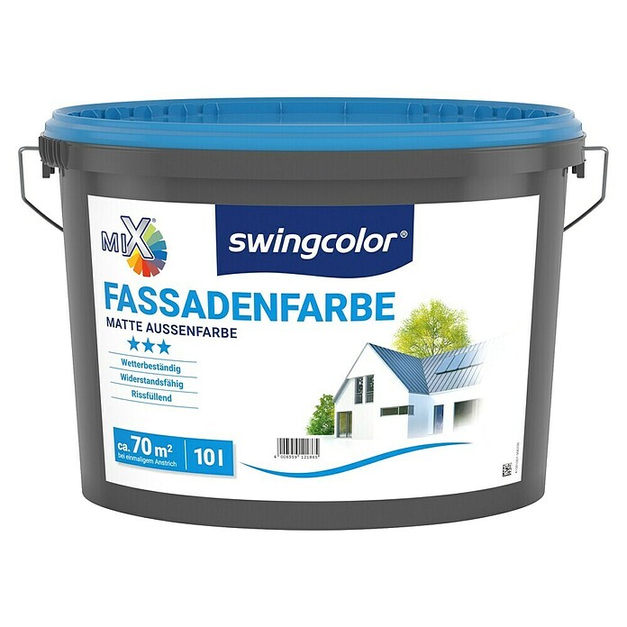 swingcolor Mix Fassadenfarbe (Basismischfarbe, 10 l, Matt)