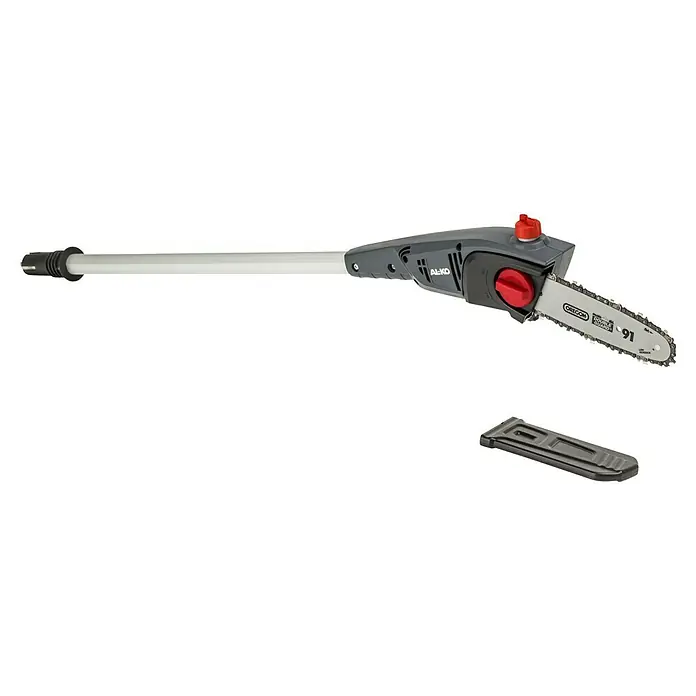 AL-KO 18V/36V Akku-Hochentaster CSAD 1820 - 2 Ah, Ohne Akku, Länge Stiel: 210 cm - 260 cm - Eine AL-KO Hochentaster mit Teleskopstiel, um hohe Äste sicher vom Boden aus zu schneiden. Perfekt für Baumpflege ohne Leiter.