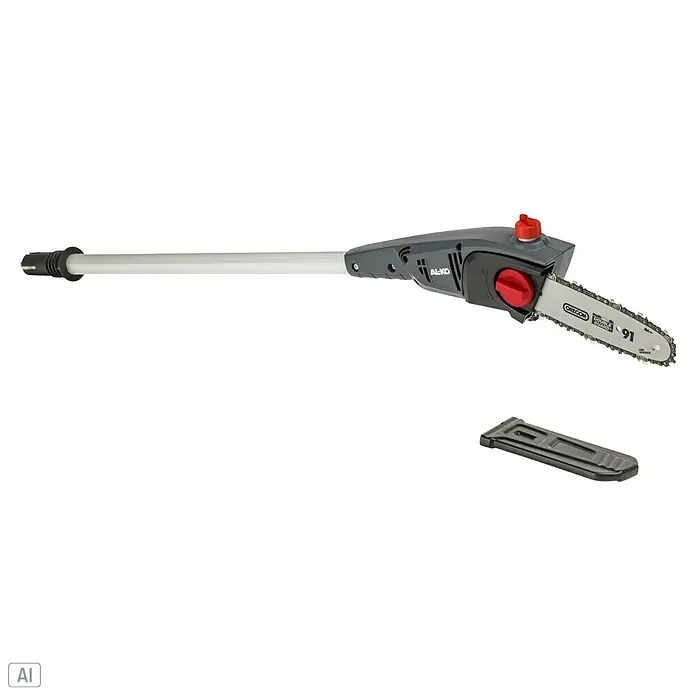 AL-KO 18V/36V Akku-Hochentaster CSAD 1820 - 18 V, 1 Akku, Schwertlänge: 20 cm, Länge Stiel: 210 cm - 260 cm - Eine AL-KO Hochentaster mit Teleskopstiel, um hohe Äste sicher vom Boden aus zu schneiden. Perfekt für Baumpflege ohne Leiter.
