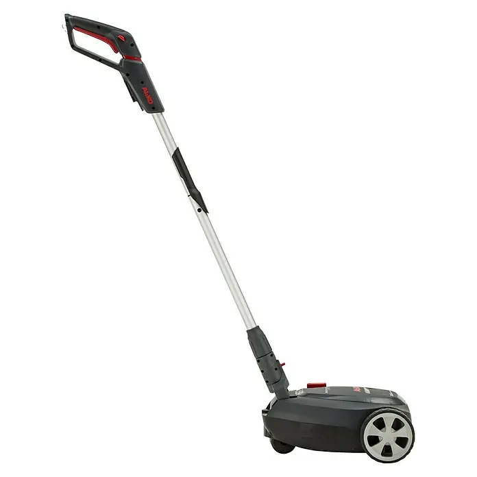 AL-KO 18V/36V Akku-Rasenmäher 22.6 - 18 V, Ohne Akku, Schnittbreite: 22 cm - Das Bild zeigt einen AL-KO Akku-Fugenreiniger mit Teleskopstiel und ergonomischem Griff für eine bequeme Reinigung von Gehwegen und Terrassen.