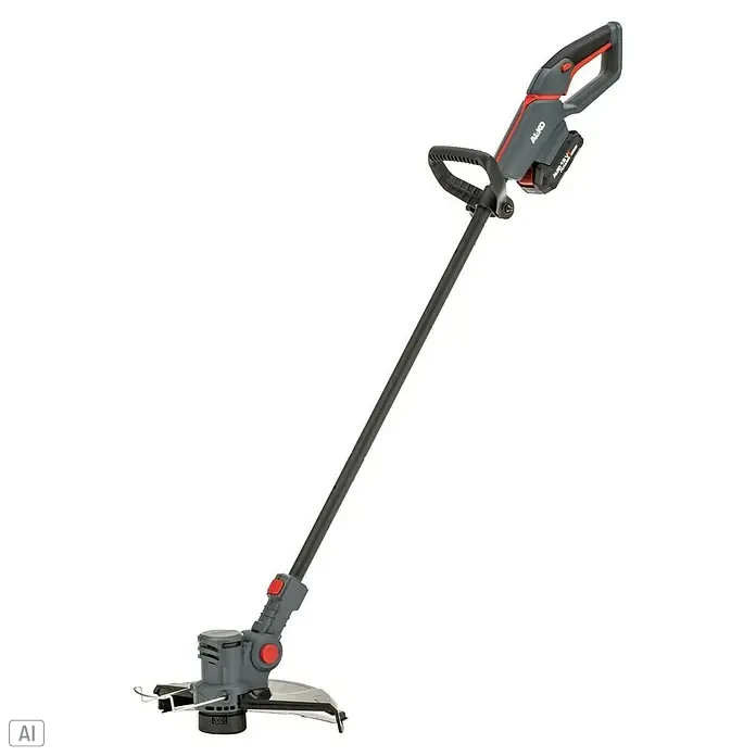 AL-KO 18V/36V Akku-Rasentrimmer GTD 1830 - 18 V, 2 Ah, Li-Ionen, 1 Akku, Schnittbreite Faden: 30 cm - Akku-Rasentrimmer von AL-KO, ideal für präzise Kantenschnitte und schwer zugängliche Stellen im Garten, mit ergonomischem Griff.