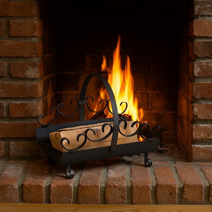 Lienbacher Cesta para leña (36,5 x 42 cm)