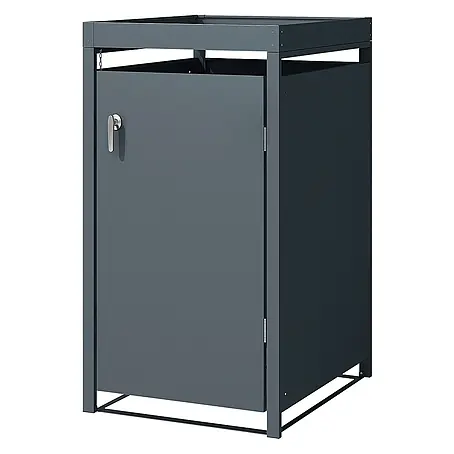 ML-Design  Mülltonnenbox Mülltonnencontainer mit Pflanzdach für 1 Tonne 120 oder 240 Liter