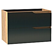 Futurbath Mueble de lavabo Marina (L x An x Al: 45 x 100 x 55 cm, Negro, Melamina) | BAUHAUS