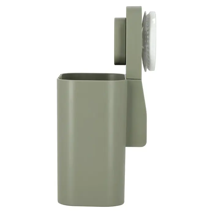 Venus Duschkorb Orsa - 8,7 x 10,7 x 17,5 cm, Grün - Grüner Becher mit Halterung zur Aufbewahrung von Zahnbürsten oder anderen Badezimmerutensilien. Praktisch und stilvoll für jedes Badezimmer.