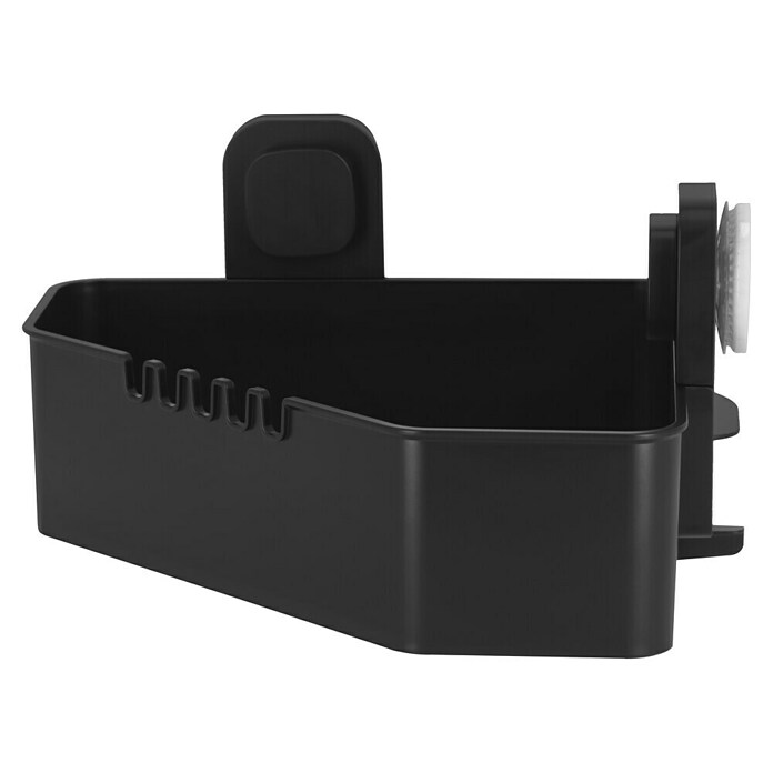 Venus Cesta de baño angular Orsa (14,7 x 27,6 x 27,6 cm, Negro) | BAUHAUS