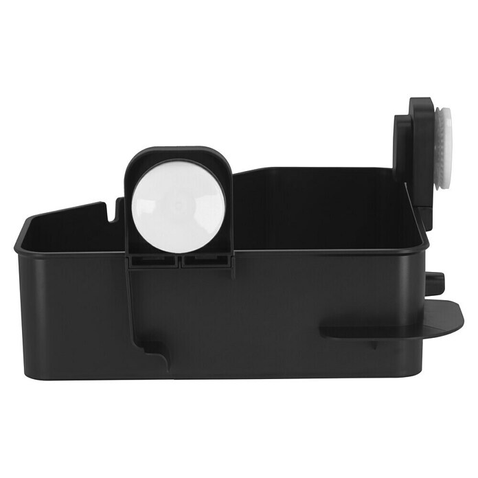 Venus Cesta de baño angular Orsa (14,7 x 27,6 x 27,6 cm, Negro) | BAUHAUS