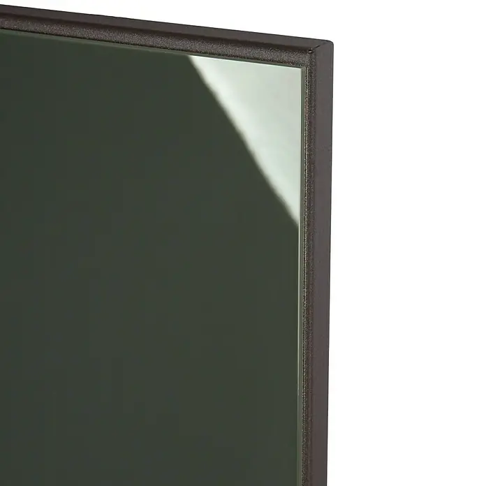 Badheizkörper Montevideo - B x H: 470 x 1.800 mm, Nennleistung: 1.964 W, Anthrazit, 2 x Halter 50mm - Nahaufnahme eines stilvollen Rahmens mit neutraler Füllung, ideal für moderne Dekorationen oder Präsentationen.