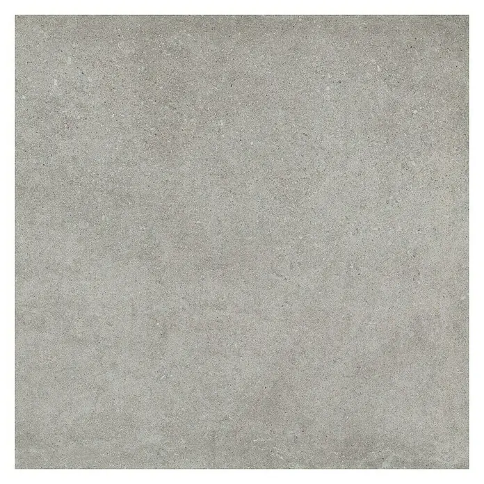 Terrassenfliese Click and Go Portland Grey60 x 60 cm, Betongrau, Matt - Graue Fliese mit einer subtilen Textur, ideal für moderne Innenräume. Sie bietet eine robuste und stilvolle Boden- oder Wandlösung.
