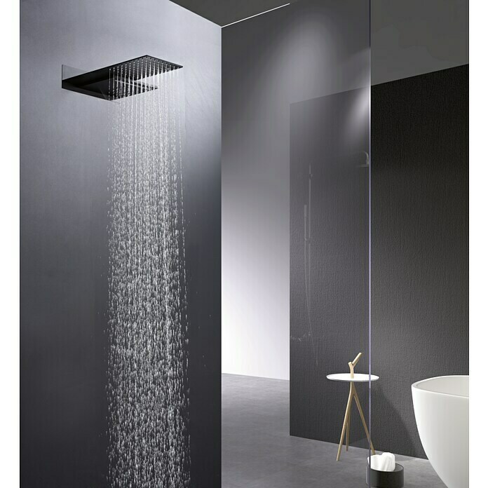 Imex Conjunto de ducha empotrado Rodas (Negro)