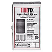 Firefix Ofenrohr (Ø x L: 150 x 250 mm, Senotherm lackiert, Gussgrau) | BAUHAUS