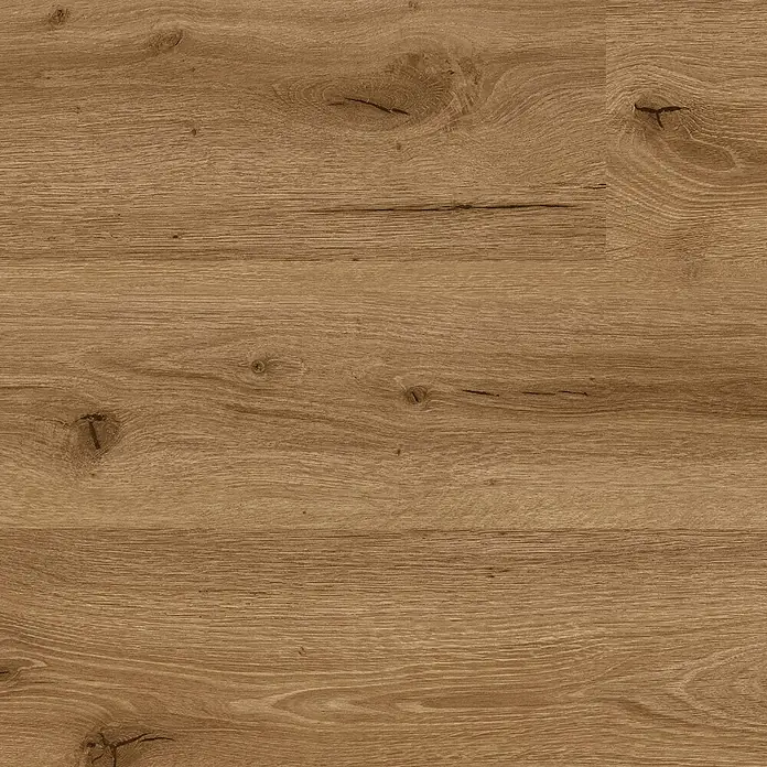 Vinylboden SPC - Eiche Tobacco, Landhausdiele, 1.220 x 182 x 3,5 mm - Helle Holzbodenstruktur, ideal für moderne Innenräume. Die natürliche Maserung sorgt für eine warme und einladende Atmosphäre.