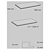 b!design Vinylvloer SPC Avelino (Portofino, Tegel, 800 x 400 x 6,5 mm) | BAUHAUS