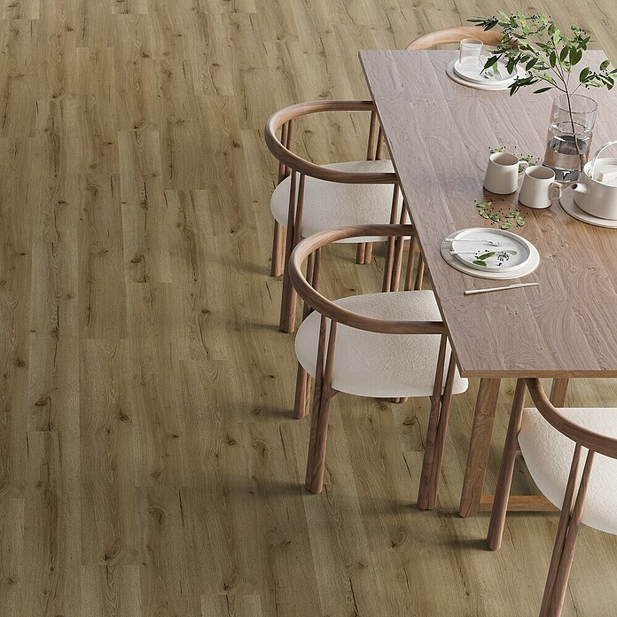 Vinylboden SPC Eiche Tobacco (Eiche Tobacco, Landhausdiele, 1 220 x 182 x 3,5 mm) | BAUHAUS