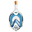 Seac Sub Máscara de Snorkel Fun Junior (XS/S, Policarbonato, Azul/Blanco)