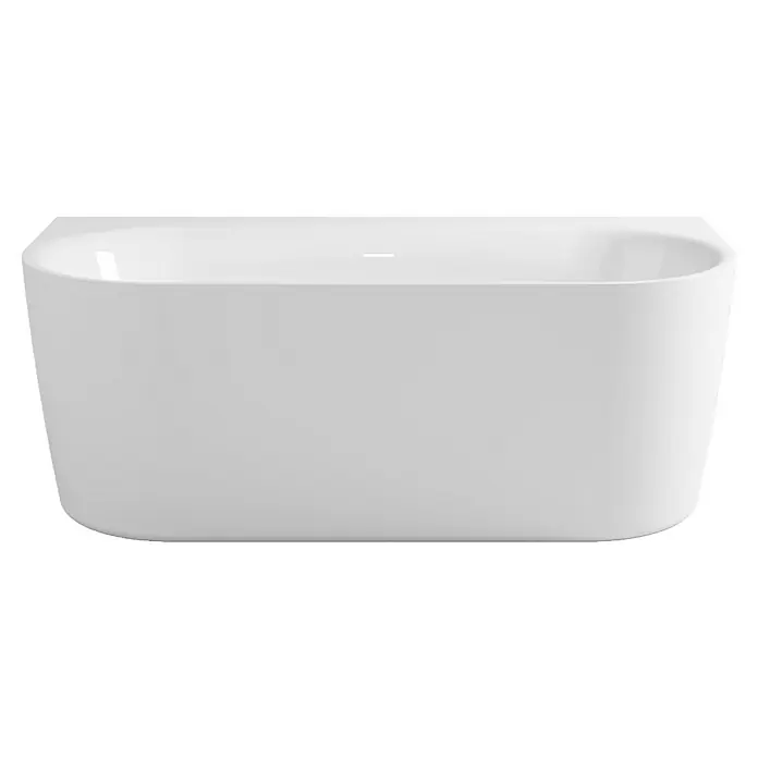 Calmwaters Freistehende Badewanne Seamless Comfort - L x B: 160 x 75 cm, Sanitäracryl, Weiß - Moderne, freistehende Badewanne in Weiß. Die sanft gerundeten Ecken verleihen der Wanne ein elegantes Aussehen für Ihr Badezimmer.