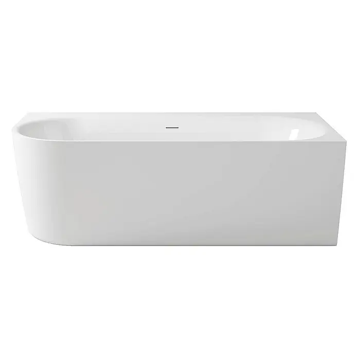 Calmwaters Freistehende Badewanne Seamless Comfort - Sanitäracryl, Weiß - Freistehende Badewanne in Weiß mit minimalistischem Design für ein modernes Badezimmer. Die Wanne bietet Komfort und Ästhetik.