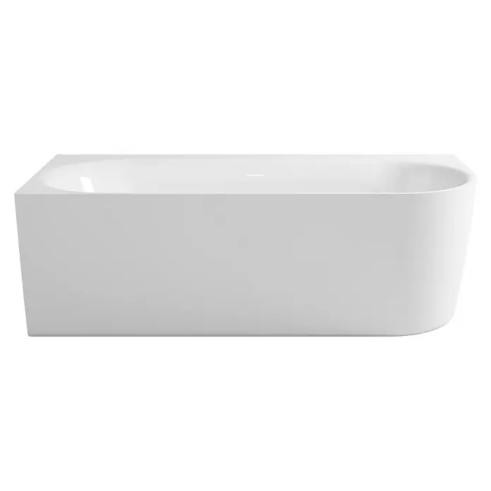 Calmwaters Freistehende Badewanne Seamless Comfort - Sanitäracryl, Weiß - Moderne Badewanne in Weiß mit abgerundeten Kanten. Die Wanne ist freistehend und bietet ein stilvolles Design für jedes Badezimmer.