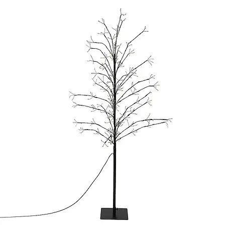 ECD Germany  Künstlicher Weihnachtsbaum Leuchtbaum mit 360 LEDs inkl. Timer für Innen & Außen IP44 Warmweiß