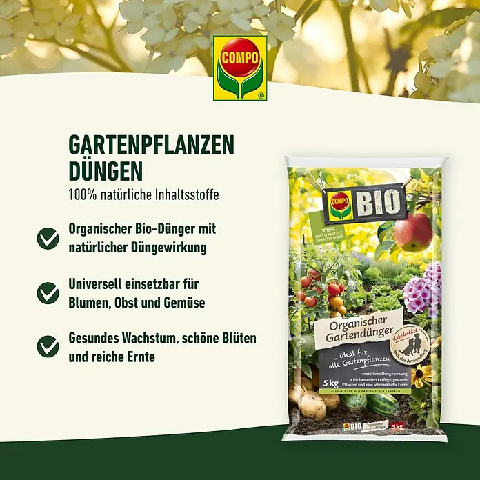 Compo Bio-Gartendnger Organisch - 5 kg online kaufen bei BAUHAUS