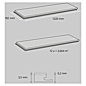 b!design Vinylvloer SPC Eiken Polaris (Eiche Polaris, Planken, 1.220 x 182 x 3,5 mm) | BAUHAUS