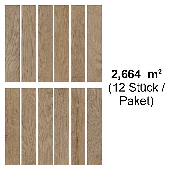 b!design Vinylvloer SPC Eiken Polaris (Eiche Polaris, Planken, 1.220 x 182 x 3,5 mm) | BAUHAUS