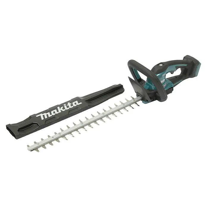 Makita XGT 40V max. Akku-Heckenschere UH020GZ - 40 V, Li-Ionen, Ohne Akku, Schnittlänge: 500 mm - Abbildung einer Akku-Heckenschere von Makita, die sich ideal zum Schneiden und Trimmen von Hecken und Sträuchern eignet.