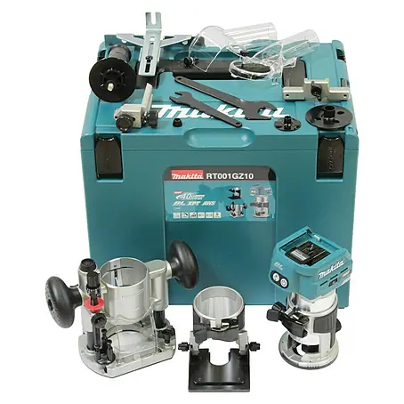Makita XGT 40V max. Fresadora multifunción de batería RT001GZ