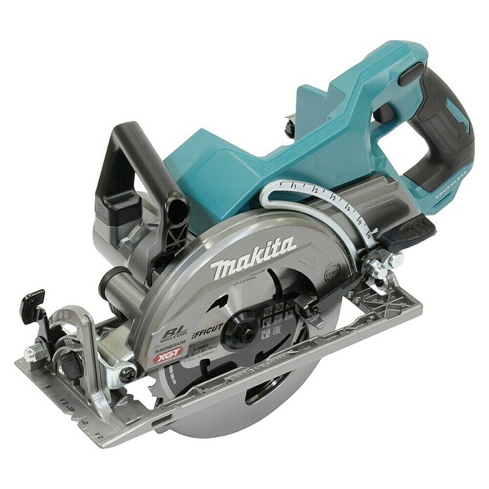 Makita XGT 40V max. Sierra circular de batería RS001GZ (40 V, Sin batería, Diámetro hoja de sierra: 185 mm, 6.400 r.p.m.) | BAUHAUS
