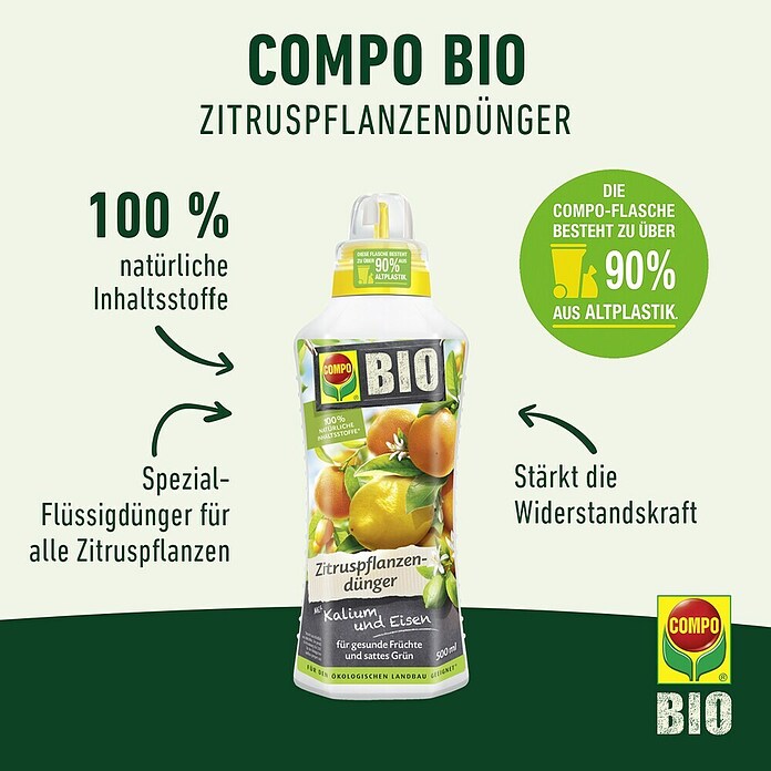 Compo Bio-Zitrusdünger (0,5 l) | BAUHAUS