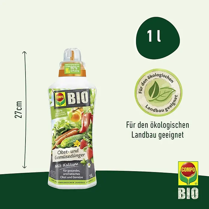 Compo Bio-Obst- & Gemsednger - 1 l online kaufen bei BAUHAUS