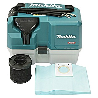 Makita XGT 40V max. Aspirador en seco y húmedo de batería VC013GLZ03 (40 V, Sin batería, Volumen de recipiente: 7,5 l)