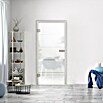 Diamond Doors Glasdrehtür DD 503 (B x H: 821 x 2 013 mm, DIN Links, Einscheibensicherheitsglas (ESG)) | BAUHAUS