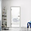 Diamond Doors Glasdrehtür Luminato 501 (B x H: 821 x 2 013 mm, DIN Links, Einscheibensicherheitsglas (ESG)) | BAUHAUS