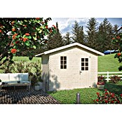 Kiehnholz Vrtna hiška Kopenhagen 2  (Zunanje dimenzije vključno s strešnim previsom (Š x G): 310 x 213 cm, Les, Rjava) | 7435 - Blockbohlenhäuser | IAGD - Gartenhäuser | IAG - Außenbereichsausstattung | IA - Gartenhartware | I - Stadtgarten | BAUHAUS
