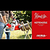 Ikra Motosierra de batería ICC 2/2035 (40 V, 2 Ah, Iones de litio, 2 baterías) | BAUHAUS